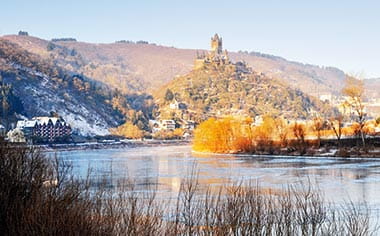Cochem in winter, Germany